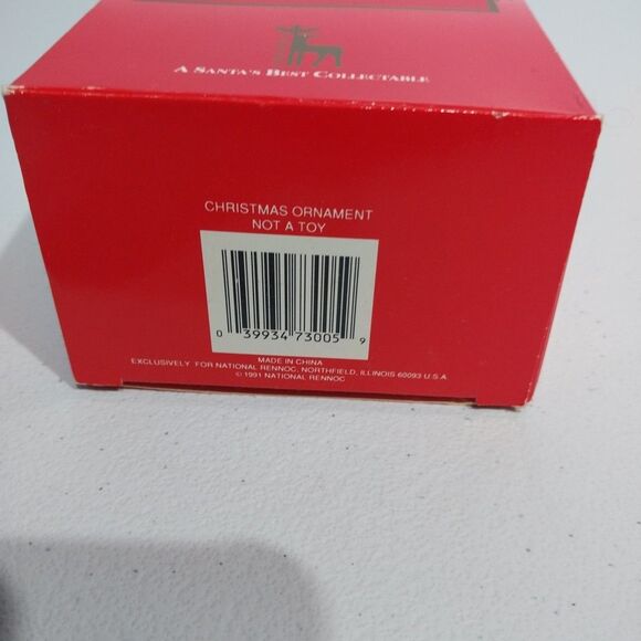 Vtg Santa's Best Christmas Ornament 1st Edition Frolicking Friends Penguin Seal - Picture 7 of 13